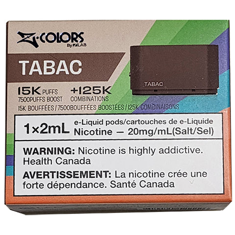 ZColors Pod 2ml Tobacco