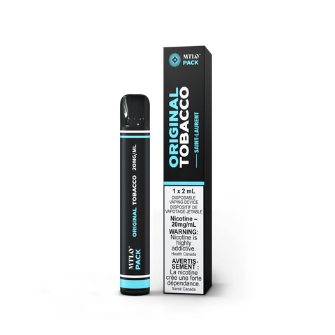 Stamped MTLO DISPOSABLE - ORIGINAL TOB - 2ml